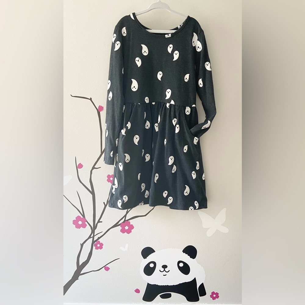 Cat & Jack Ghost Halloween dress, size 7/8.
